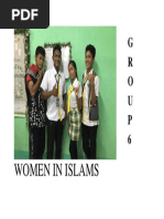 G R O U P 6: Women in Islams