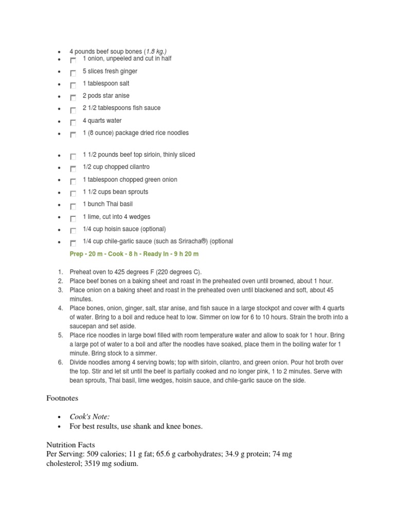 Cook's Note:: Footnotes | PDF | Cooking, Food & Wine