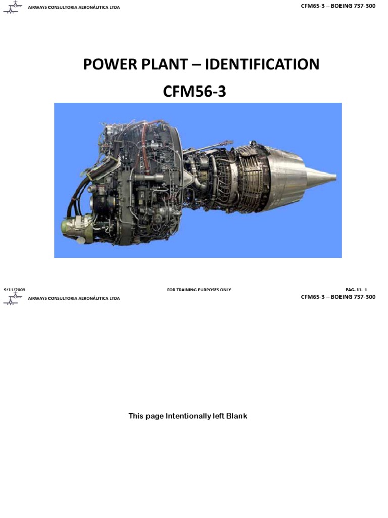 CFM56-3 Engine Training Manual | PDF | Aviation | Boeing