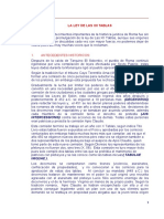 Las XII Tablas, el primer intento de codificación en Roma