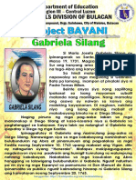 Project BAYANI Tarp Gabriela Silang