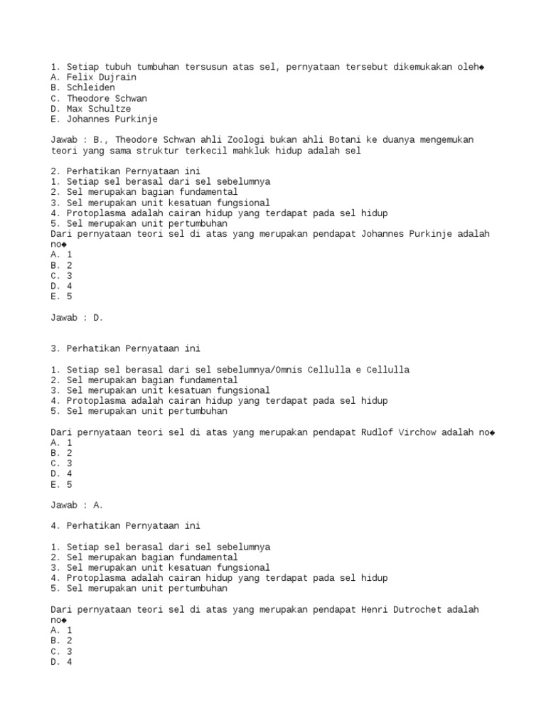 200 Soal Biologi