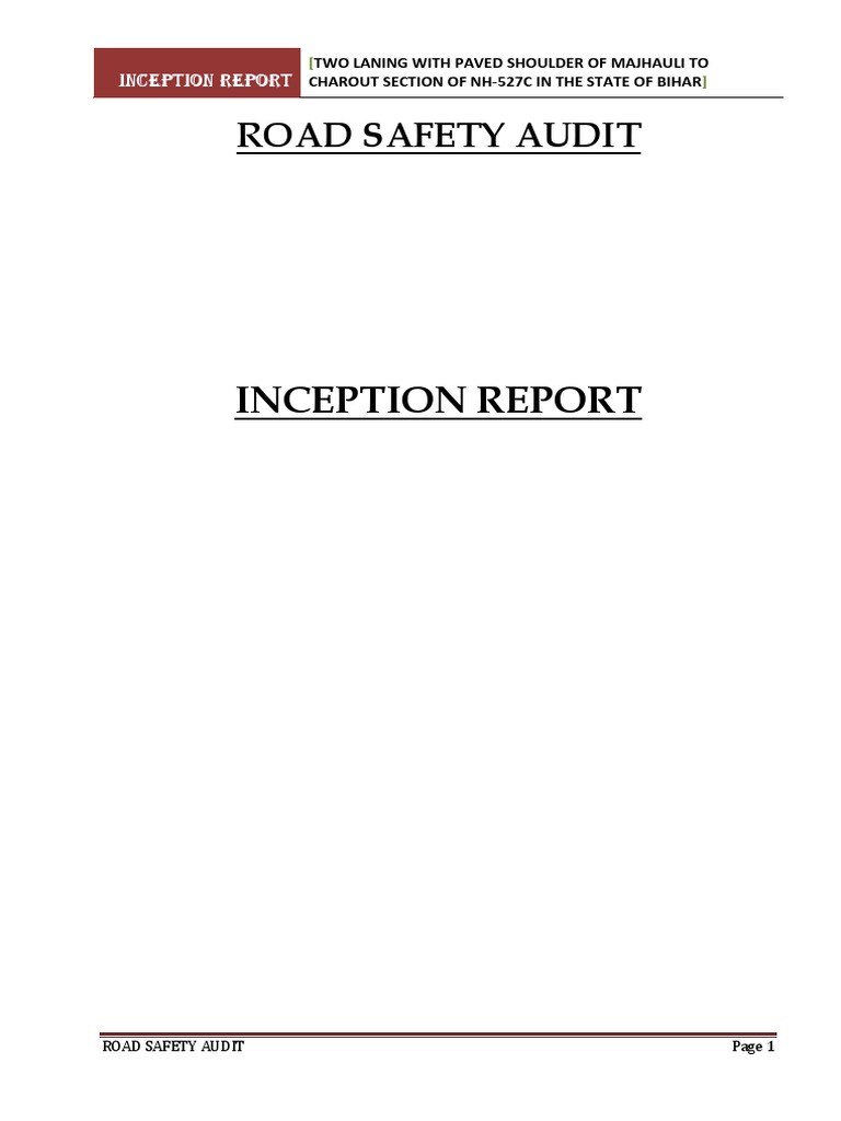 Road Safety Audit | PDF | Road | Traffic