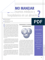 Como Manejar Los Insumos Hospitalarios