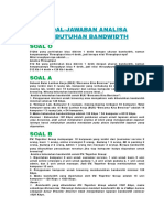 Bandwidth Analisis Kebutuhan