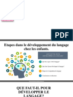 Etapes D'acquisition Du Langage