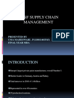 Supply Chain Management of Basf