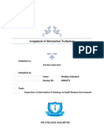 Assignment of Information Technology: Submitted To: Teacher Name Here