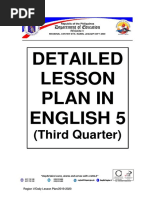 Detailed Lesson Plan in English Grade 5 | PDF | Atmosphere | Planets