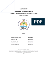 Laporan PKL LPMP SULBAR (Format Kampus)