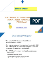 Hospitality Management Program: Star Report