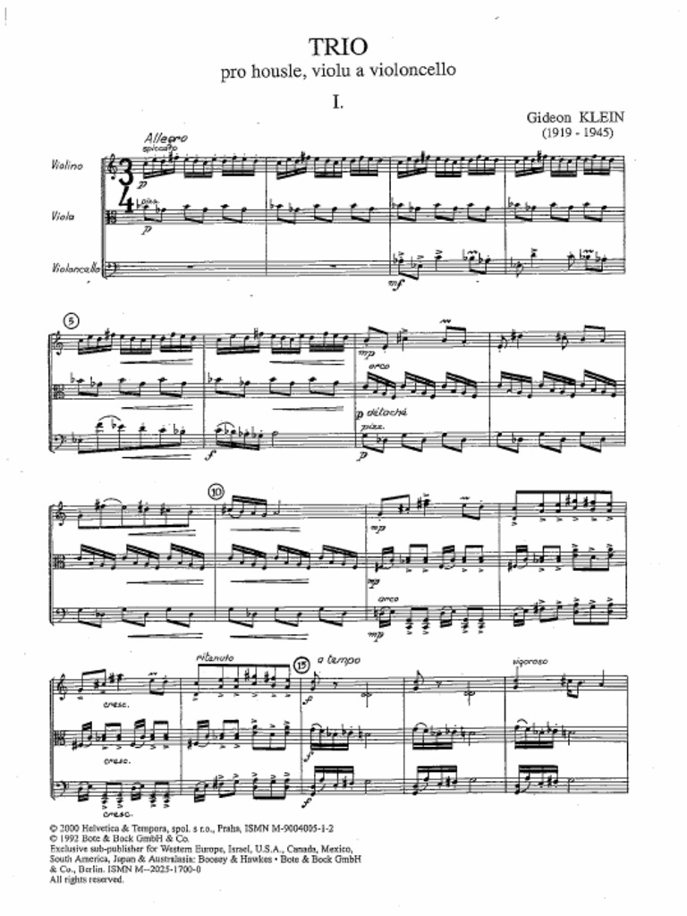 Gideon Klein String Trio Pdf