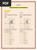 Application of Integrals: 3 Mark Questions