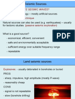 Seismic Sources Geophysics 