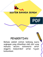 Sistem Bahasa Sunda