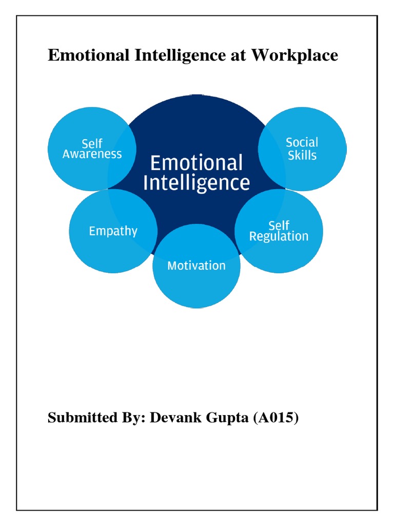 Importance of Emotional Intelligence at Work | PDF | Empathy | Leadership