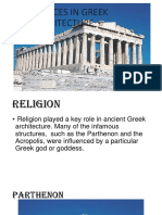 Influences in Greek Architecture