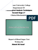 AL-Nisour University College Department of Pathological Analysis Techniques Second Stage 2 Clinical Biochemistry