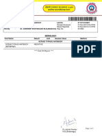 End of Report : Serology