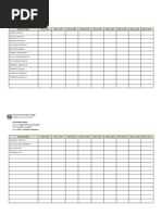 Attendance Sheet