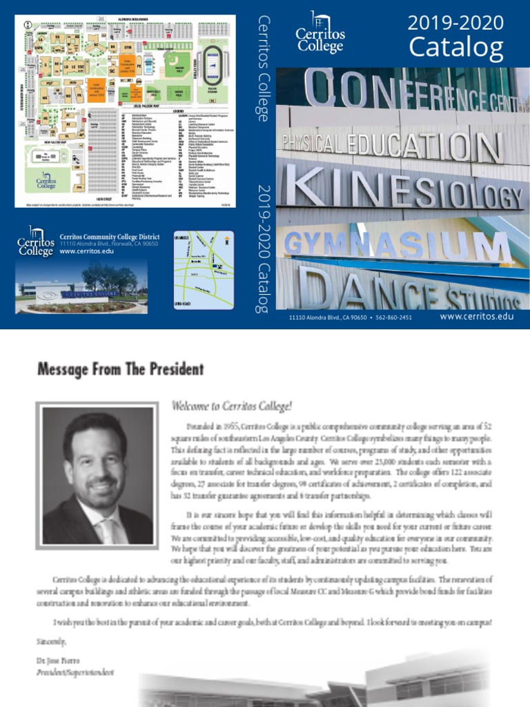 Cerritos College 2019-2020 Catalog | PDF | Academic Freedom | Academic Term