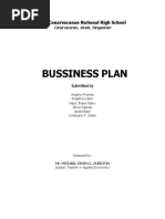 Bussiness Plan: Canarvacanan National High School