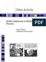 Viewing Films Actively: Written Responses To Motion Pictures