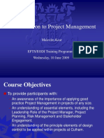 Introduction to Project Management