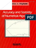 (Higham, 1996) - Book - Accuracy and Stability of Numerical Algorithms PDF