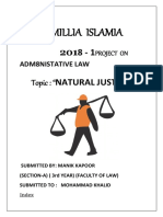 Jamia Millia Islamia: Adm8Nistative Law