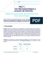 PEC 1 - Aspectos Generales de La Evaluacion Neuropsicologica (2019_1)