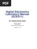 Digital Electronics Laboratory Manual (ECE211) : Dr. Pradyut Kumar Sanki