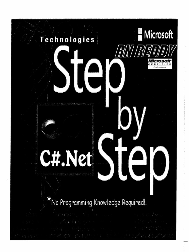 C#.Net - Notes - by RN Reddy PDF | PDF