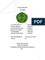 Makalah Analisa Teknik Kimia