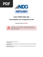 Cisco CCNA Cyber Ops: Pod Installation and Configuration Guide