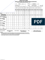 Summarized Report On Promotion and Learning Progress & Achievement