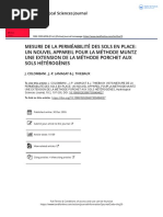 MESURE DE LA PERM ABILIT DES SOLS EN PLACE UN NOUVEL APPAREIL POUR LA M THODE MUNTZ UNE EXTENSION DE LA M THODE PORCHET AUX SOLS H T ROG NES.pdf
