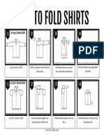 How To Fold Shirts: For Long-Sleeved Shirts