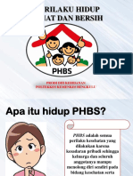 PHBS DAN PERILAKU HIDUP SEHAT