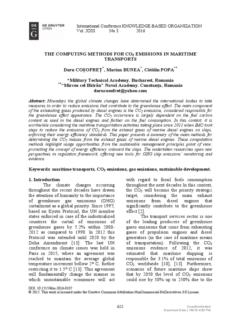 Exhaust Co2 Emission | PDF | Greenhouse Gas | Exhaust Gas