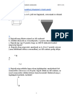 Osztályos Matematikai Feladatok (Alakzatok)