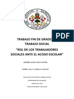 Rol de Los Trabajadores Sociales Ante El Acoso Escolar