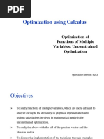 Optimization Using Calculus: Optimization of Functions of Multiple Variables: Unconstrained Optimization