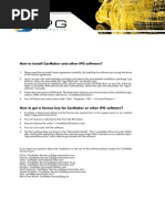 How To Install Carmaker and Other Ipg Software?