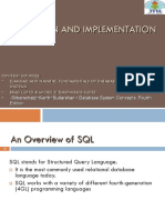 SQL Design and Implementation