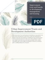 Improvement Trust and Boards in Development Management and Housing