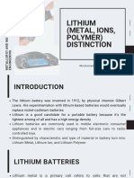 Lithium Presentation - Mochamad Iqbal Adha