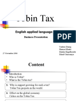 Tobin Tax: English Applied Language Skills