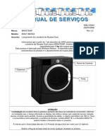 Lavadora Duet 11kg frontal BRASTEMP manual de instalação