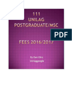 111 Unilag Pg-Fees - 2016